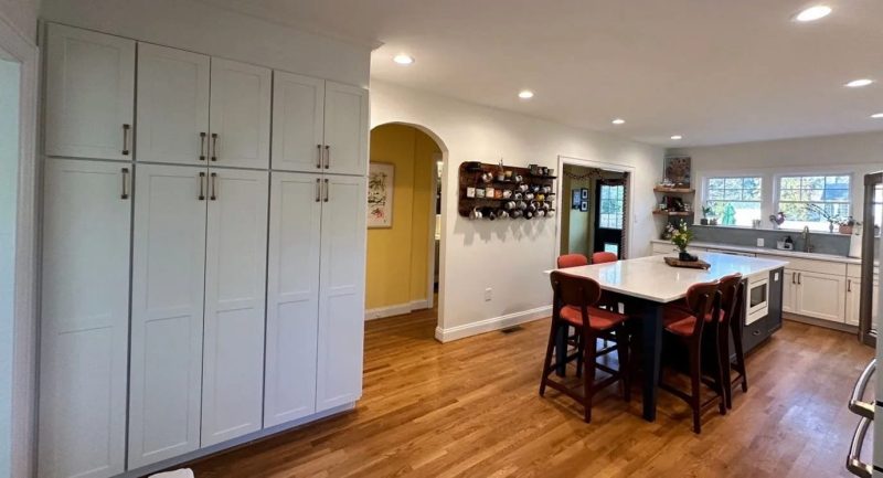 Interior photo of kitchen renovation in Westover Hills in Richmond, VA